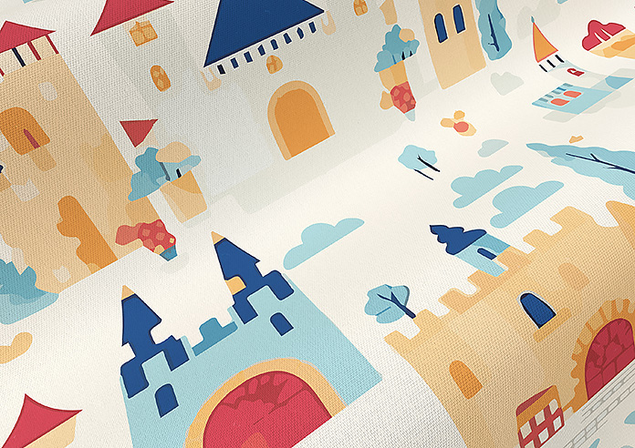 Magic Castle, Coronation - Roman Blind - Image 4